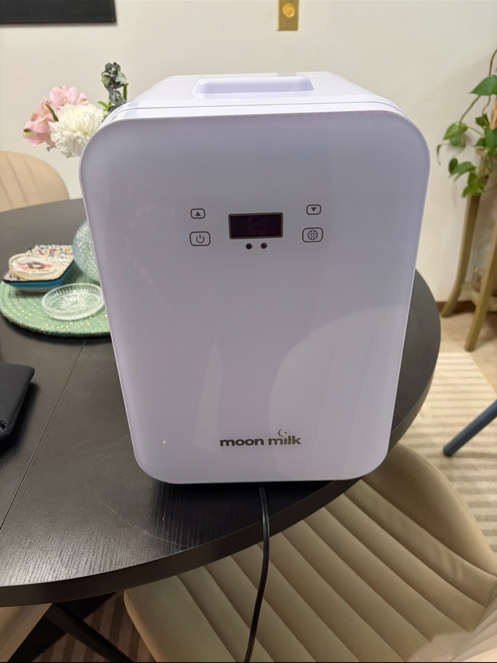 Moon milk mini fridge